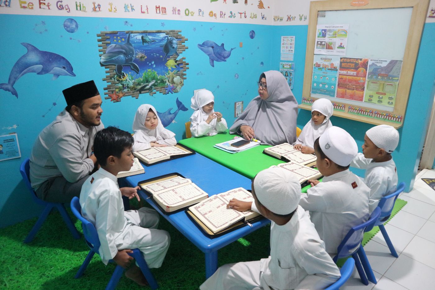 Santri Tartila belajar Al-Qur'an